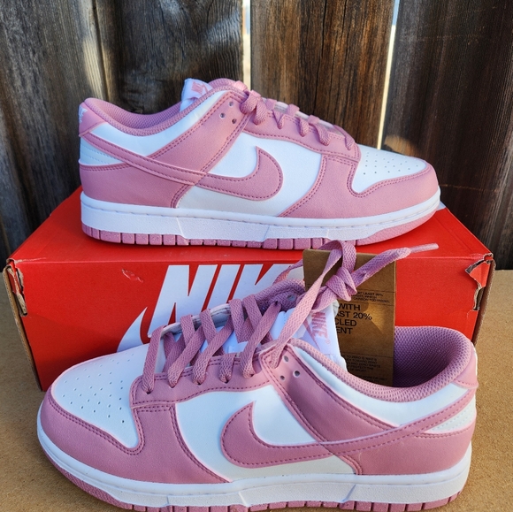 Women's Nike Dunk Low Next Nature White/Elemental Pink - Picture 3 of 7